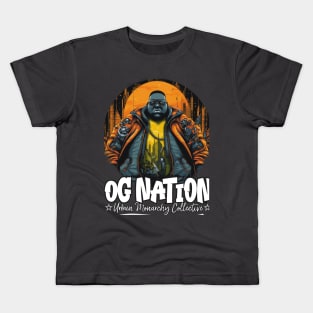 OG Nation, Hip Hop Shirts, Biggie | Hip Hop Icons In Anime Streetwear Kids T-Shirt